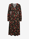 Orsay Rot-schwarzes Damen-Blumenkleid ORSAY