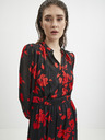 Orsay Rot-schwarzes Damen-Blumenkleid ORSAY