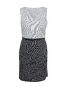 Orsay Grau-schwarz kariertes Damenkleid  ORSAY