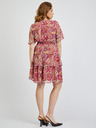 Orsay Rot und rosa gemustertes Damenkleid ORSAY