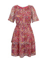 Orsay Rot und rosa gemustertes Damenkleid ORSAY