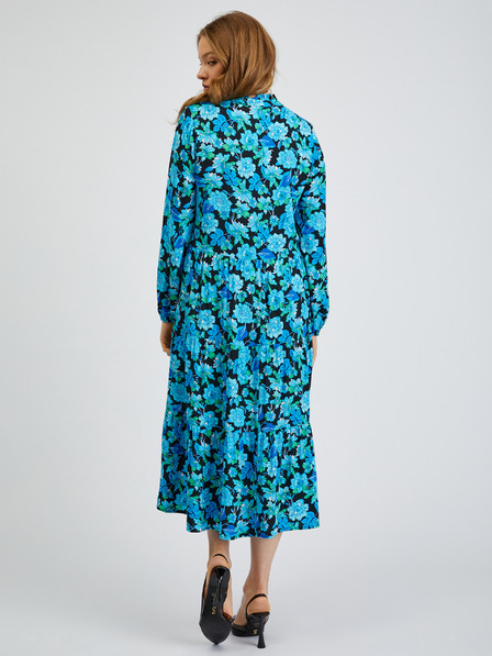 Orsay Schwarz-blau gemustertes Damenkleid ORSAY