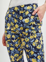 Orsay Gelbe und blaue geblümte Hose für Damen ORSAY