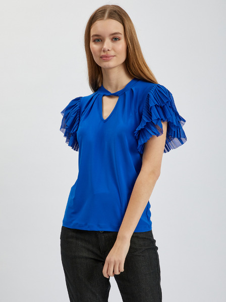Orsay Blaue Bluse ORSAY