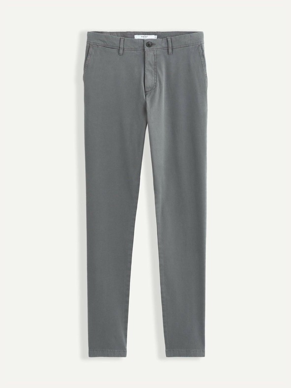 Celio Graue Herren-Cropped-Hose Celio
