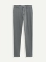 Celio Graue Herren-Cropped-Hose Celio