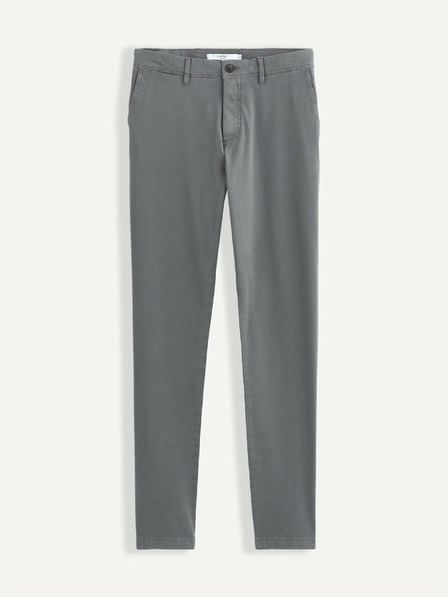 Celio Graue Herren-Cropped-Hose Celio