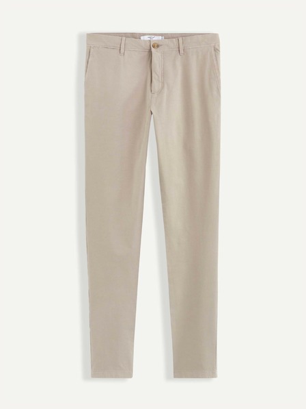 Celio Beige Herren-Cropped-Hose Celio