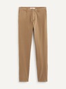 Celio Hellbraune Herren-Cropped-Hose Celio