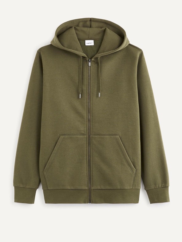 Celio Khaki Herren-Kapuzenpullover Celio