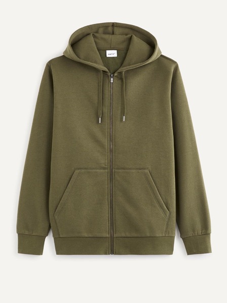 Celio Khaki Herren-Kapuzenpullover Celio