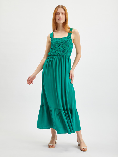 Orsay Grünes Damen-Maxikleid ORSAY