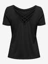 ONLY Schwarzes Frauen-T-Shirt NUR frei