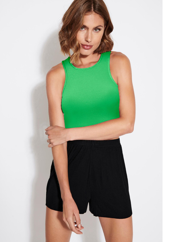 ONLY Hellgrünes Damen Crop Top Tank Top ONLY Belia