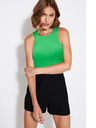 ONLY Hellgrünes Damen Crop Top Tank Top ONLY Belia