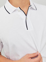Jack & Jones Weißes Jack & Jones La Porter Herren-Poloshirt