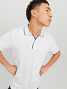 Jack & Jones Weißes Jack & Jones La Porter Herren-Poloshirt