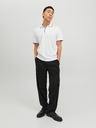 Jack & Jones Weißes Jack & Jones La Porter Herren-Poloshirt