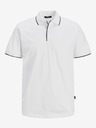 Jack & Jones Weißes Jack & Jones La Porter Herren-Poloshirt