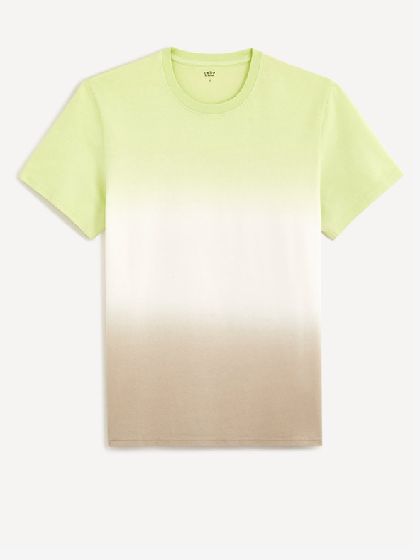 Celio Cremefarbenes Herren-T-Shirt Celio Deutye