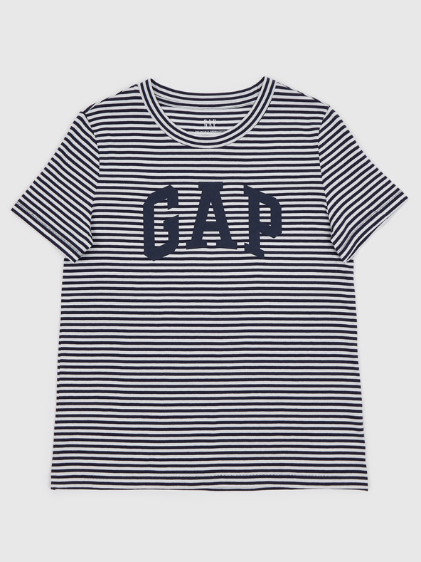 GAP Gestreiftes T-Shirt mit Logo GAP