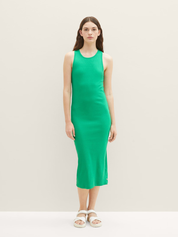 Tom Tailor Denim Hellgrünes ärmelloses Midikleid von Tom Tailor Denim für Damen