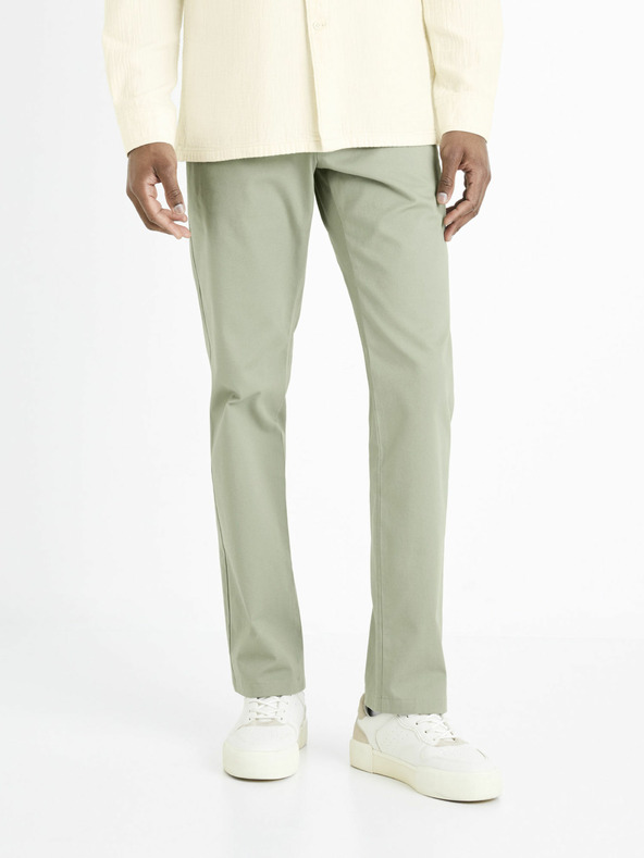 Celio Hellgrüne Herrenhosen Celio Tohenri