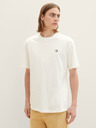 Tom Tailor Denim Cremefarbenes Herren-T-Shirt von Tom Tailor Denim mit Druck