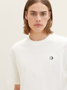 Tom Tailor Denim Cremefarbenes Herren-T-Shirt von Tom Tailor Denim mit Druck