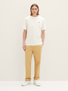 Tom Tailor Denim Cremefarbenes Herren-T-Shirt von Tom Tailor Denim mit Druck