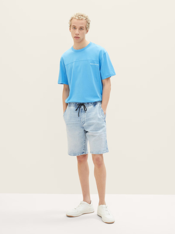 Tom Tailor Denim Hellblaue Herren Denim Shorts Tom Tailor Denim
