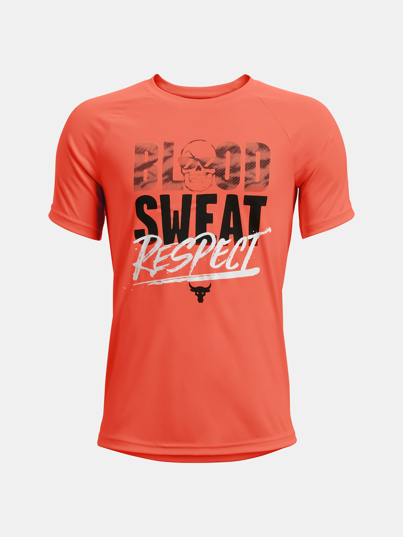 Under Armour UA Project Rock Tech Respect SS Kinder T‑Shirt