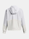 Under Armour Woven FZ Jacket-WHT Jacket