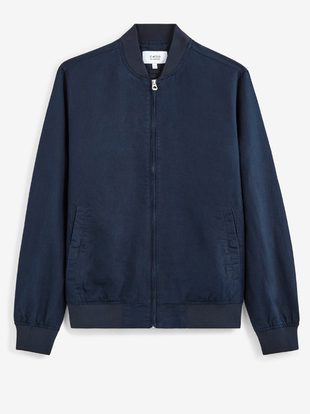 Celio Dunkelblaue Herren Leinenjacke Celio Bulin10