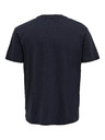ONLY & SONS Dunkelblaues Herren ONLY & SONS Perry-T-Shirt