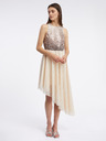 Orsay Beige Damenkleid mit Pailletten ORSAY