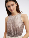 Orsay Beige Damenkleid mit Pailletten ORSAY