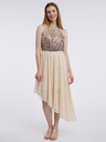 Orsay Beige Damenkleid mit Pailletten ORSAY
