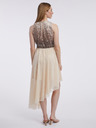 Orsay Beige Damenkleid mit Pailletten ORSAY