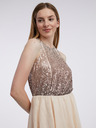 Orsay Beige Damenkleid mit Pailletten ORSAY