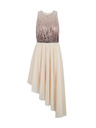 Orsay Beige Damenkleid mit Pailletten ORSAY