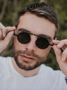 VEYREY Schwarze Unisex-Sonnenbrille VeyRey Steampunk Punnyostion