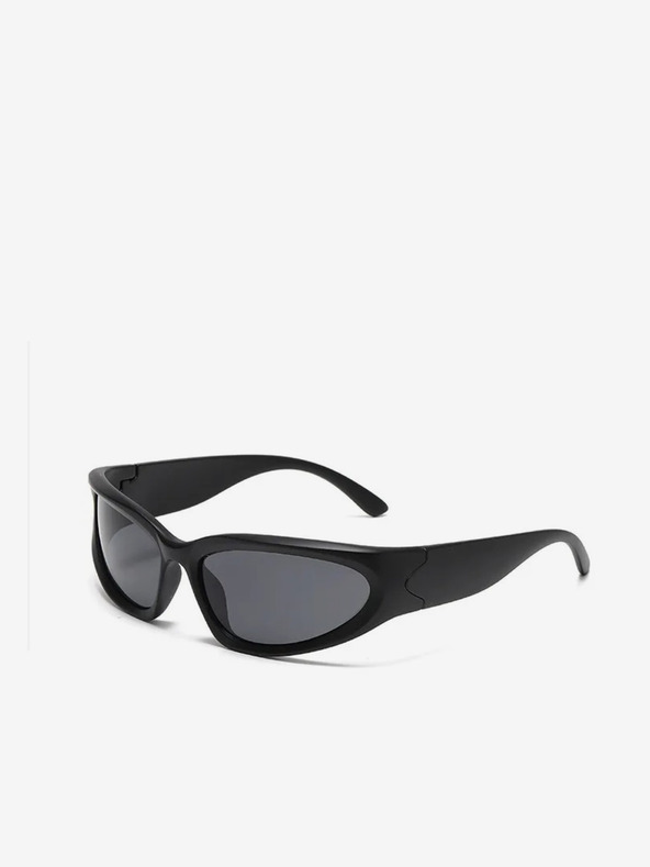 VEYREY Schwarze Unisex-Sport-Sonnenbrille VeyRey Steampunk Yolzalgil