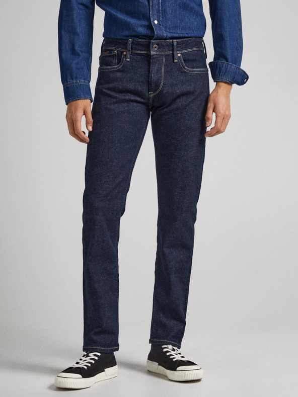 Pepe Jeans Dunkelblaue Slim Fit Herrenjeans Pepe Jeans Hatch