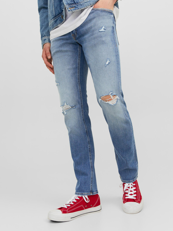 Jack & Jones Hellblaue Herren Slim Fit Jeans Jack & Jones Glenn