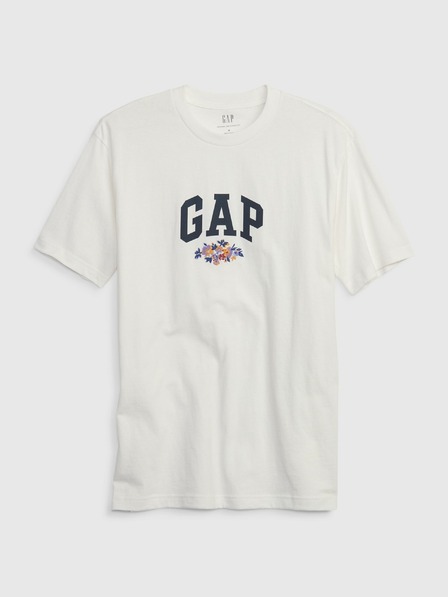 GAP T-Shirt mit geblümtem Logo GAP