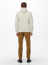 ONLY & SONS Beiges Basic-Kapuzensweatshirt für Herren von ONLY & SONS Ceres
