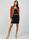 Orsay Braune Jacke in Wildlederoptik ORSAY