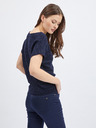 Orsay Dunkelblauer Damen-Pullover mit kurzen Ärmeln von ORSAY