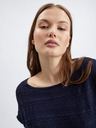 Orsay Dunkelblauer Damen-Pullover mit kurzen Ärmeln von ORSAY